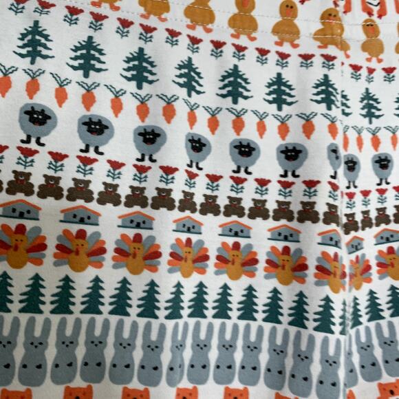 Roller Rabbit Bands Weave Pajamas Womens Large Creature Print - Picture 9 of 16
